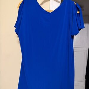 Liz Claiborne Royal Blue Blouse